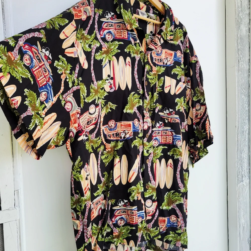 Vintage Disney Catalog Mickey Hawaiian Shirt 3X *Read* - Picture 4 of 9